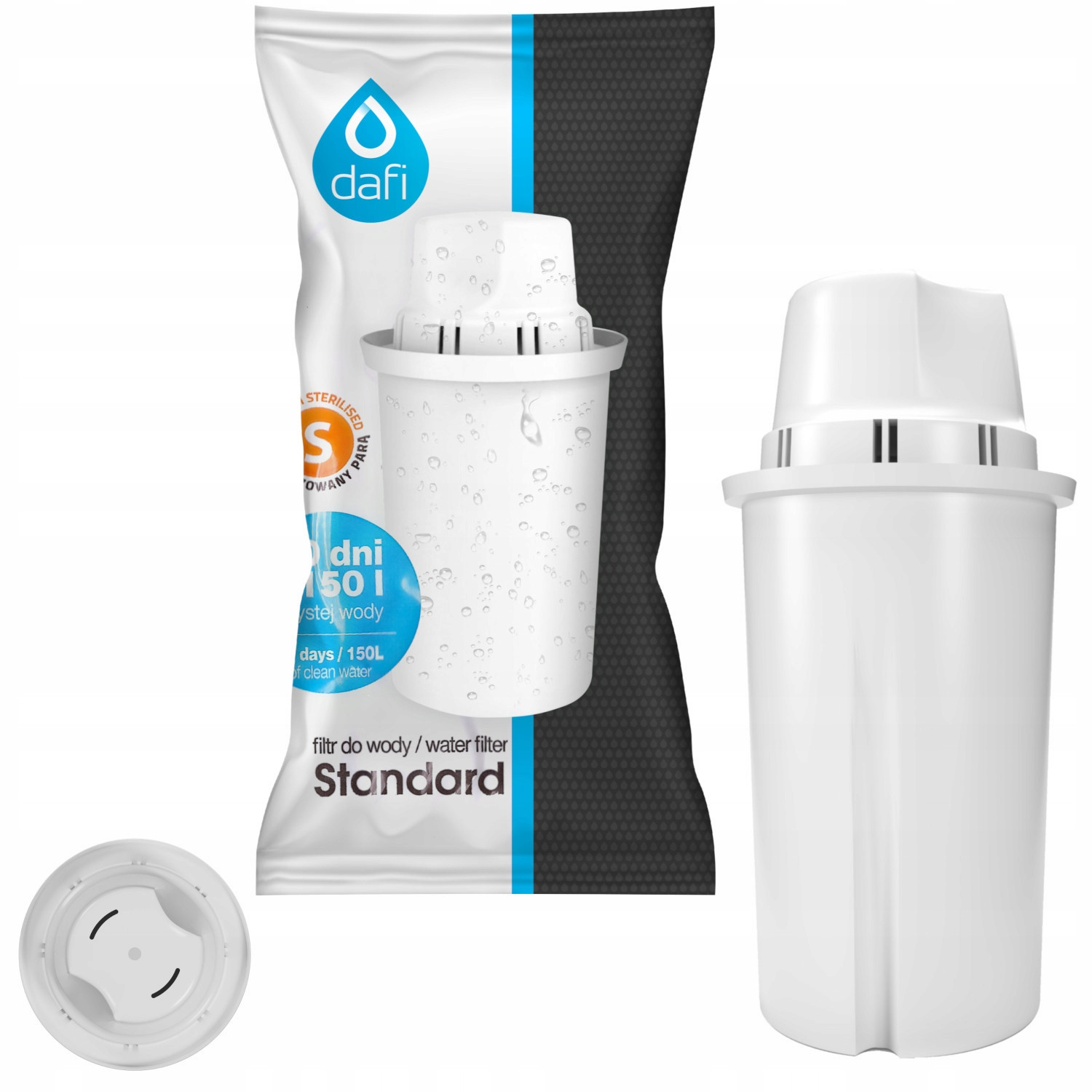 DZBANEK DAFI START CLASSIC 2,4L + 1 WKŁAD FILTR Pojemność całkowita 2.4 l