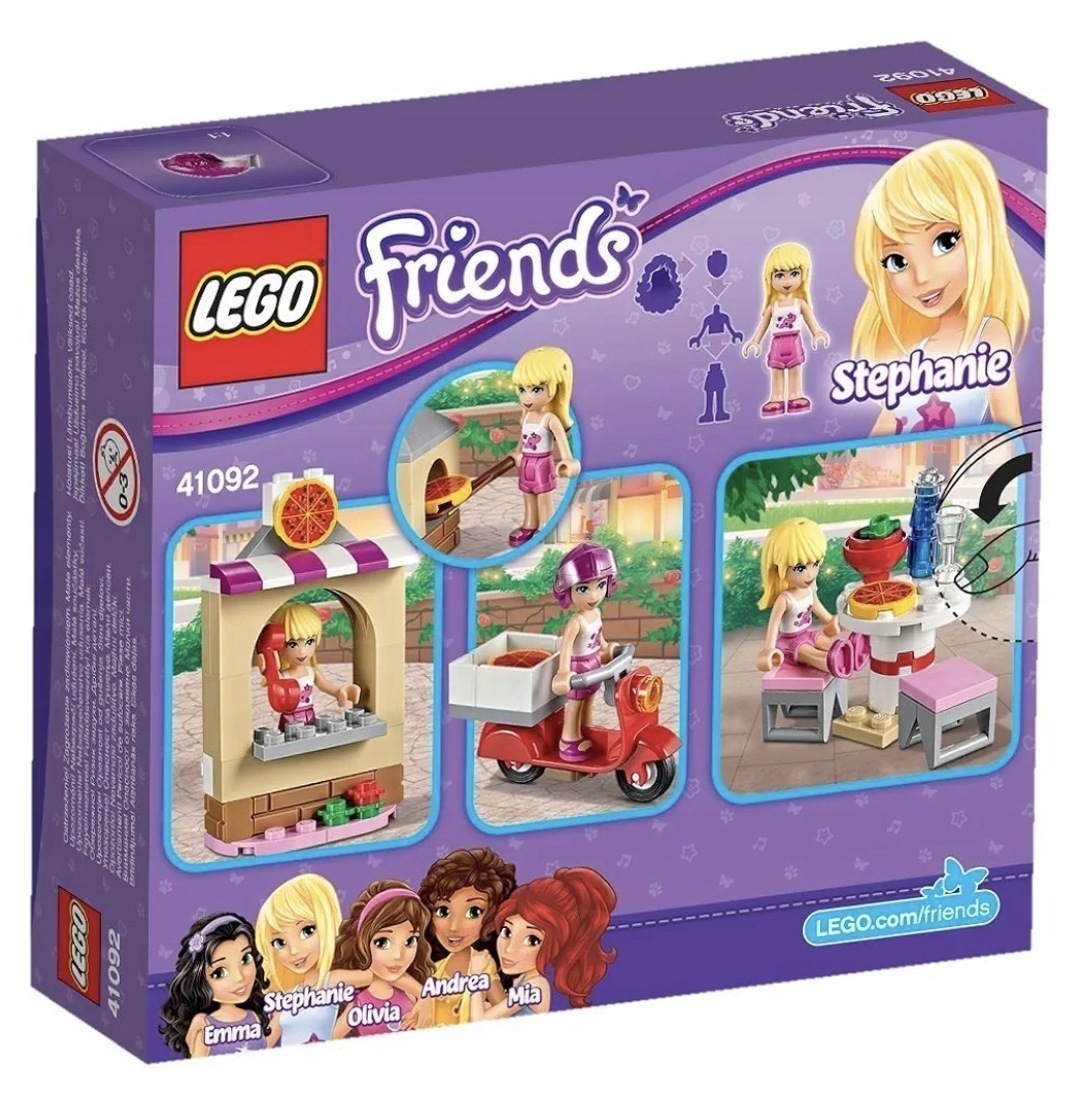 41092 Lego Friends Pizzeria Stephanie Zestaw Klocki Dla Dzieci