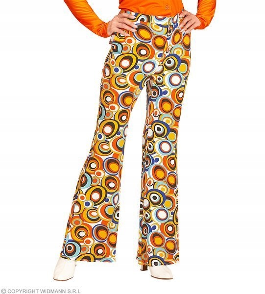 Dámské Disco Kalhoty S Barevnými Kolečky, Velikost S/m