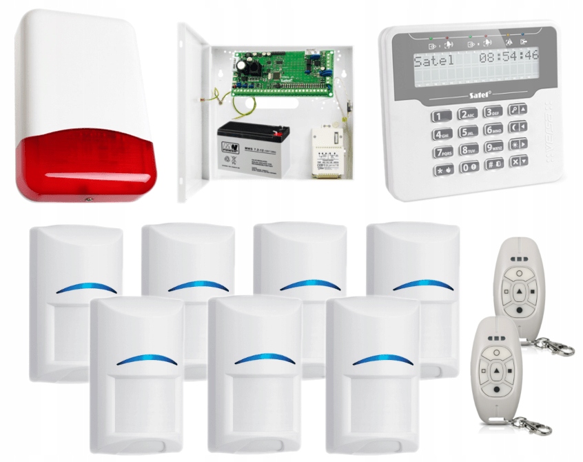 Satel Versa 10 7 Czujek Bosch Piloty Alarm Do Domu