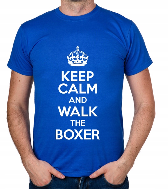 

koszulka Keep Calm And Walk The Boxer prezent