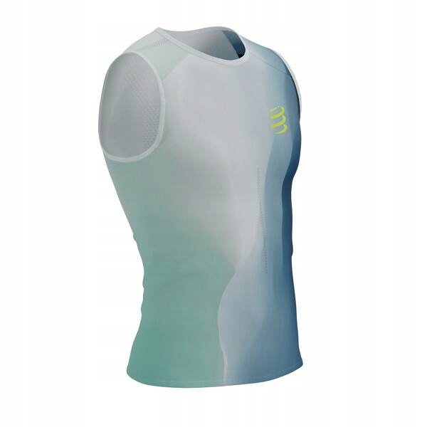 COMPRESSPORT Koszulka biegowa PERFORMANCE TANK niagara blue L Kod producenta 7630102556988