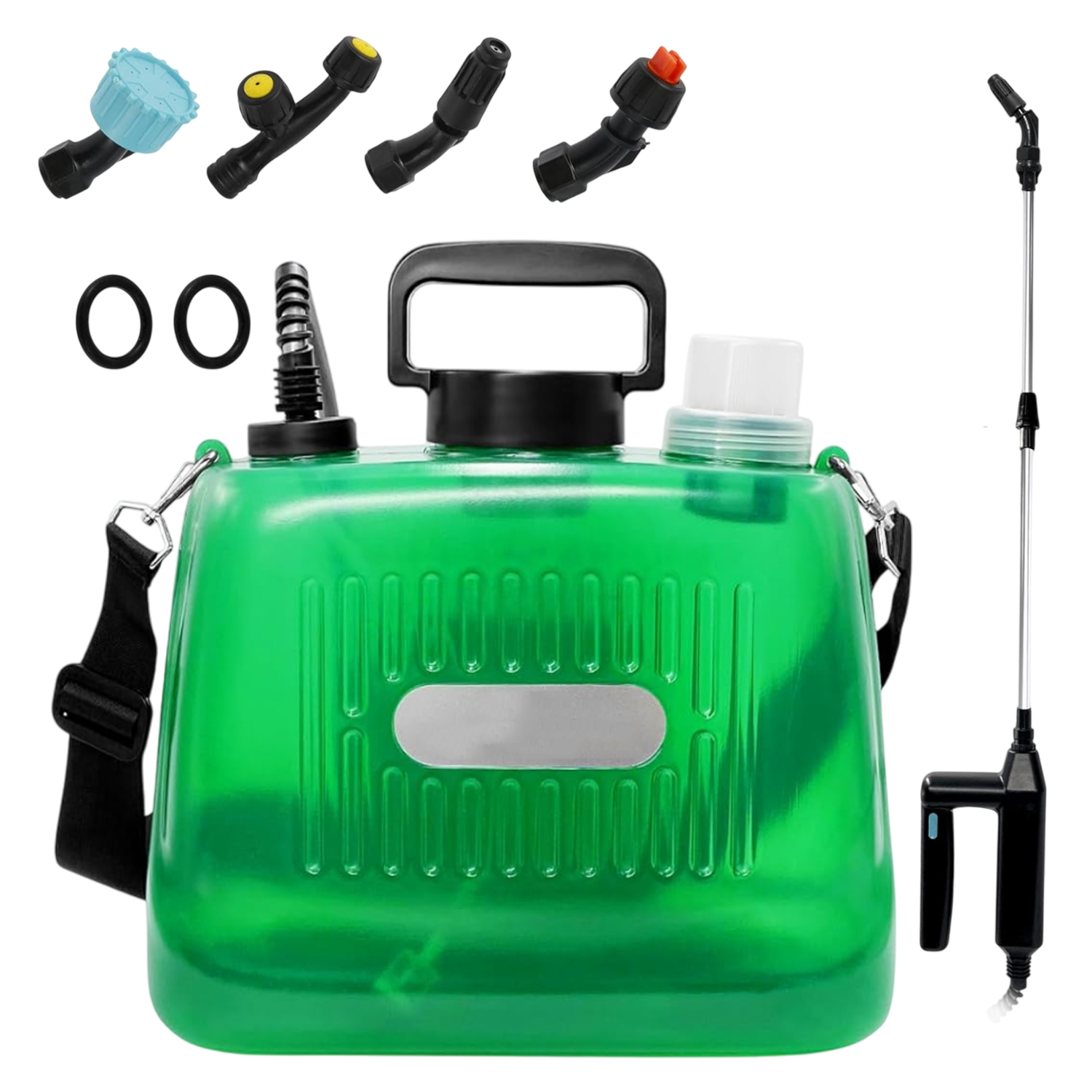 Akumulátorový Elektrický Zádový Zahradní Postřikovač 8 L, Sada Trysek