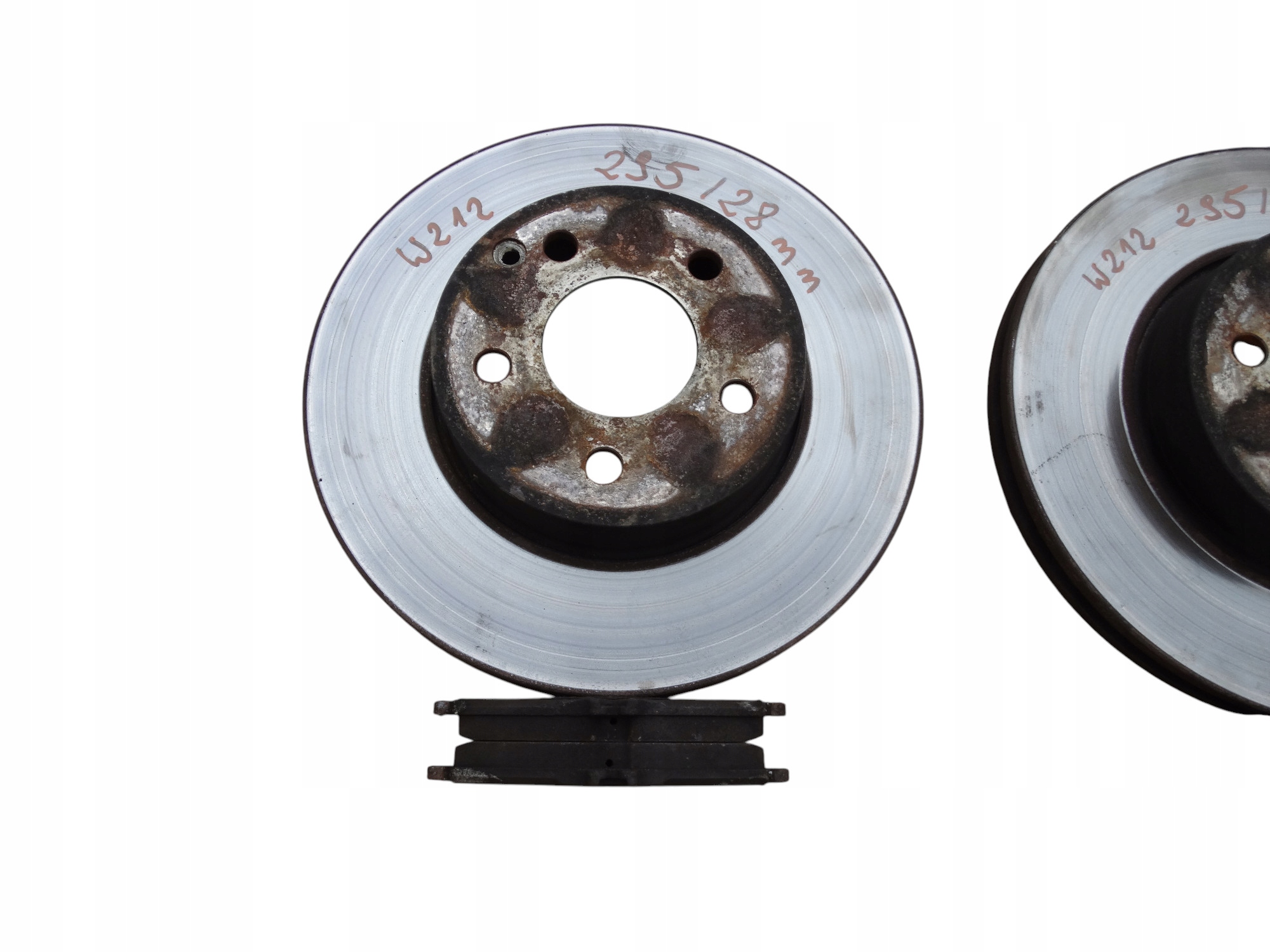 running board discs brake 295mm x 28mm + plates front MERCEDES E-KLASA W212