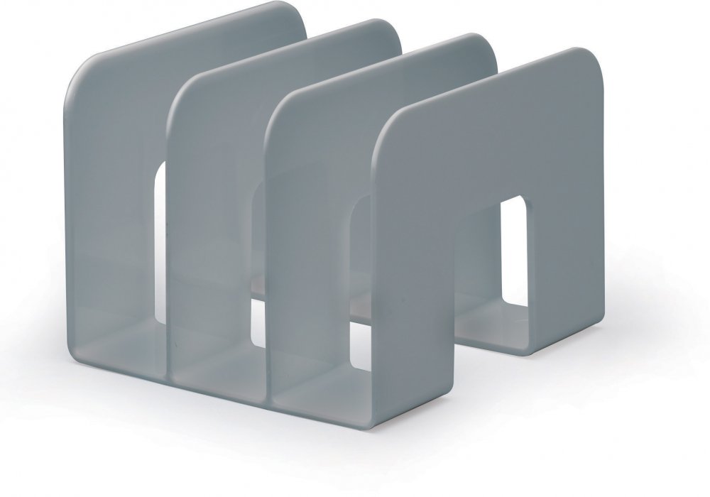 STOJAK NA KSIĄŻKI KATALOGI ORGANIZER Durable szary