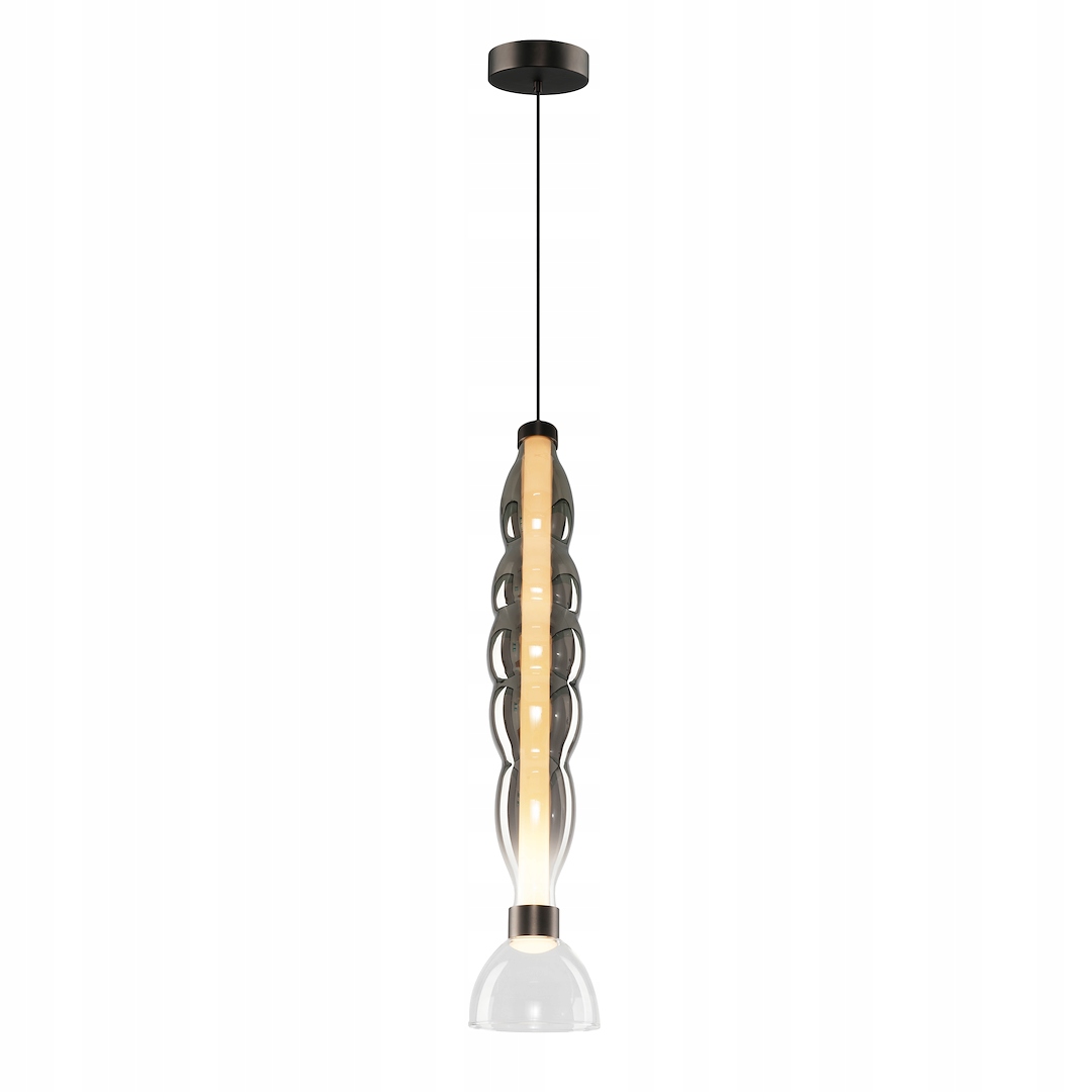 Lampa wisząca Lucco szklany ozdobny klosz Led 18W do pokoju ML1415 Milagro