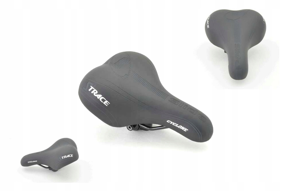 SIODŁO ROWEROWE DDK CZARNE TRACE (SA331/B7B8B9BGSD