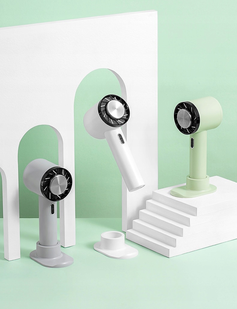 міні-портативний вентилятор охолодження półprzewodnikowy модель Handheld Cooling Fan-білий