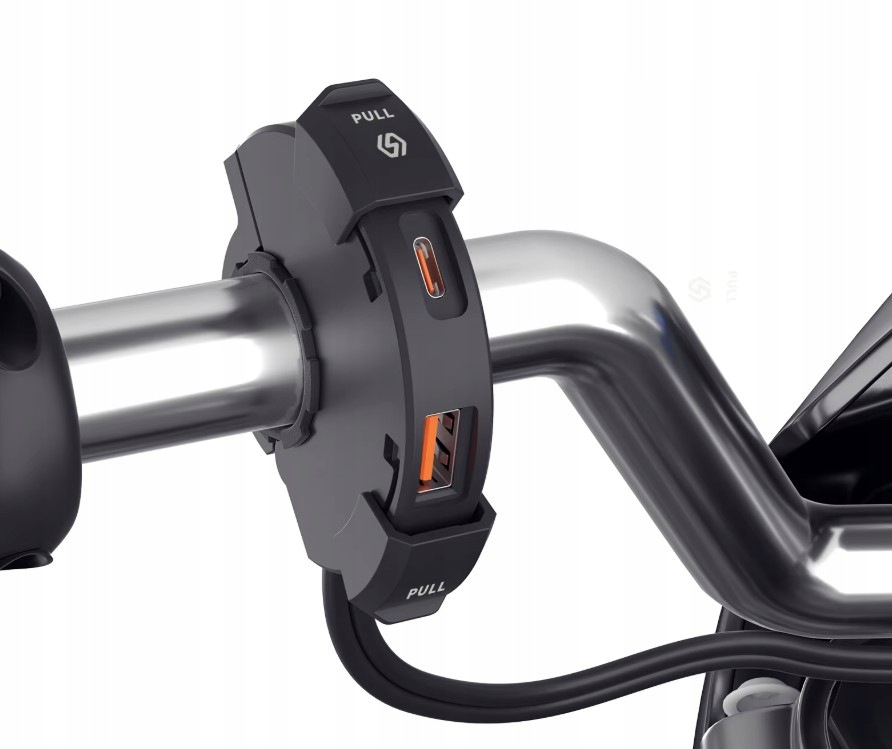 Ładowarka Motocyklowa Na Kierownicę Usb QC3.0 18W Pd 30W Szybkie Ładowanie