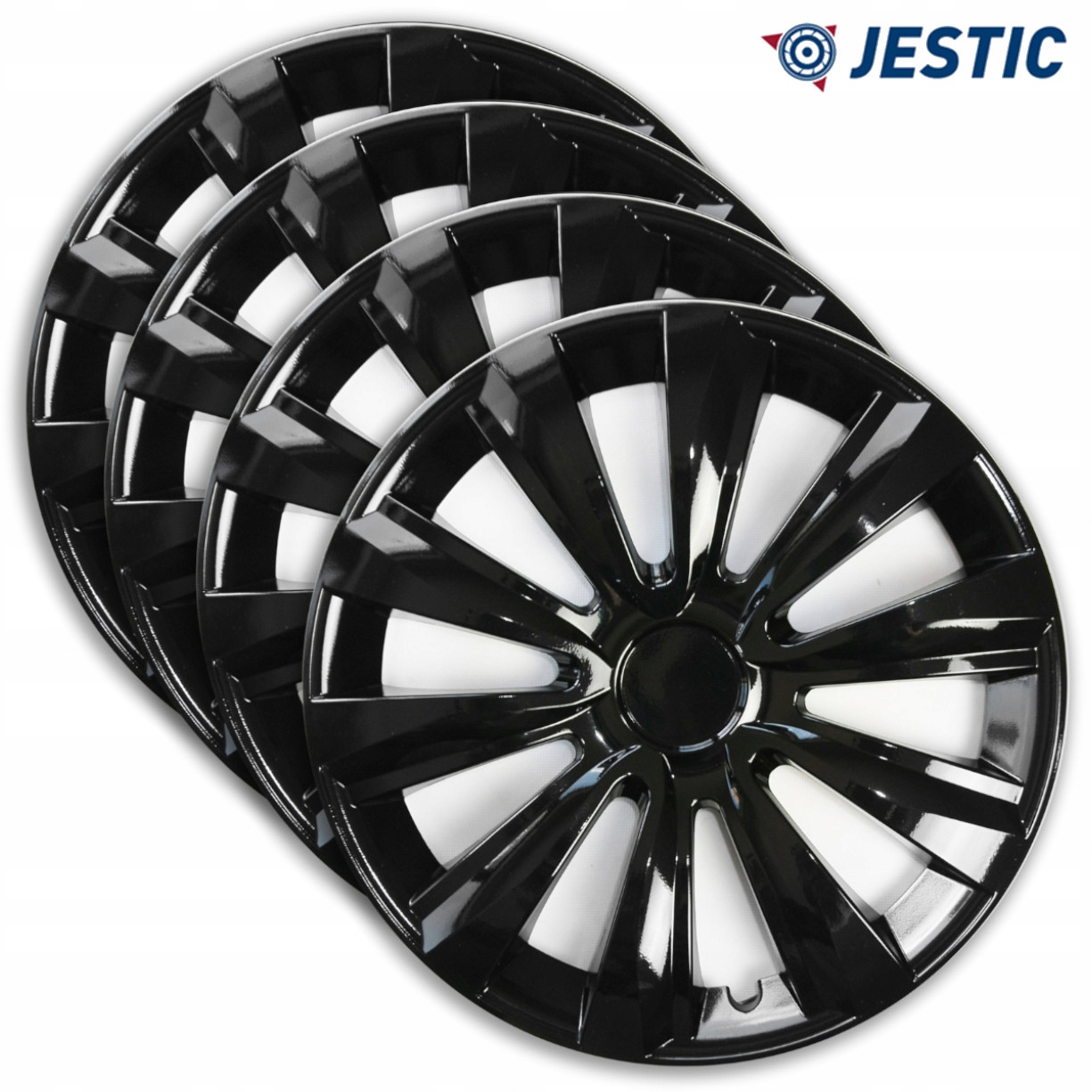 Kołpaki JESTIC Delta Black 15 cali uniwersalne Kod producenta 15