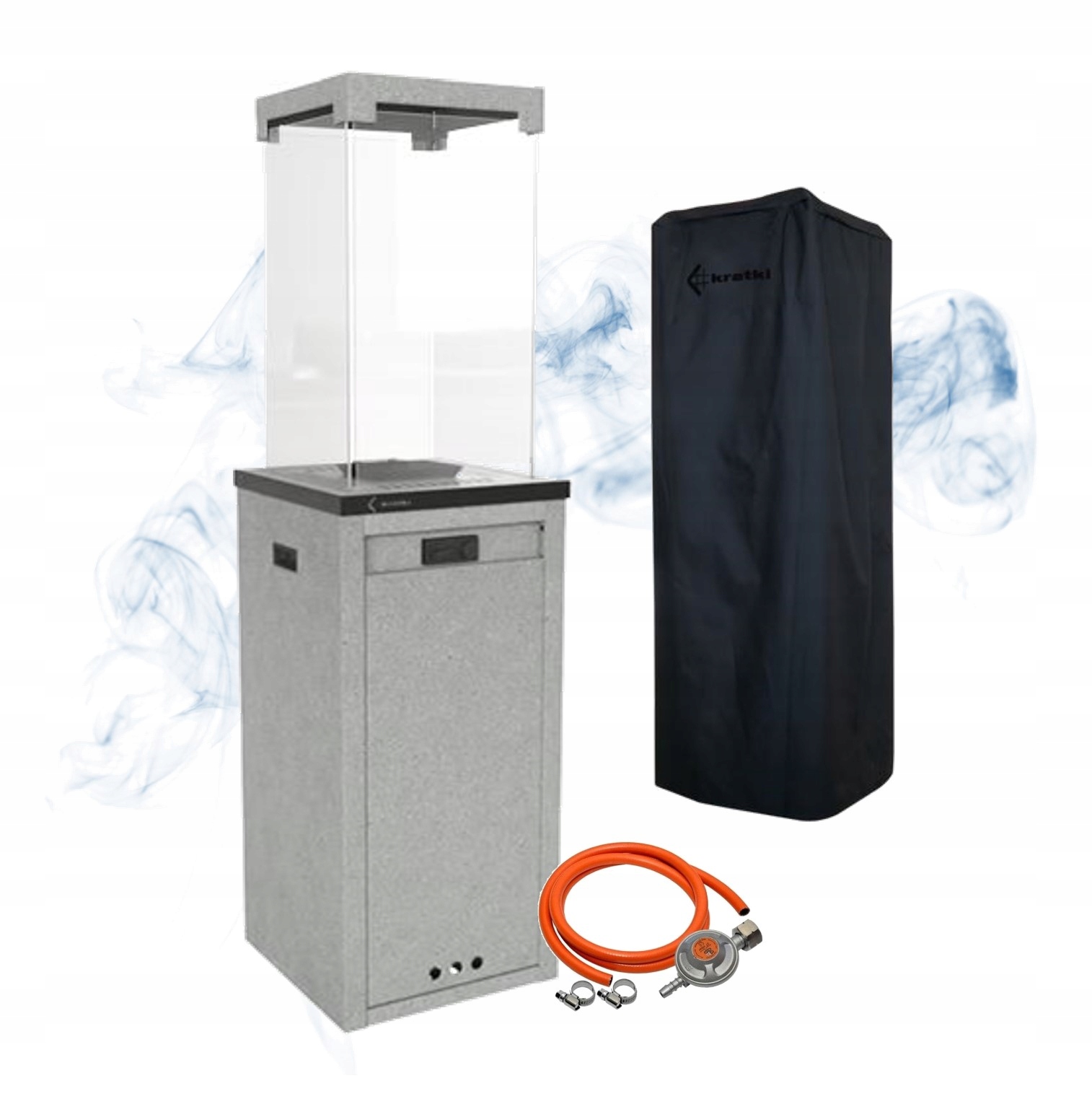 Plynový ohřívač zahradního krbu na terasu Patio Slc granito