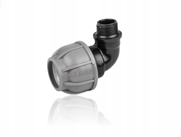 

Pe Złączka kolano skręcane rury nawadniania 20x3/4