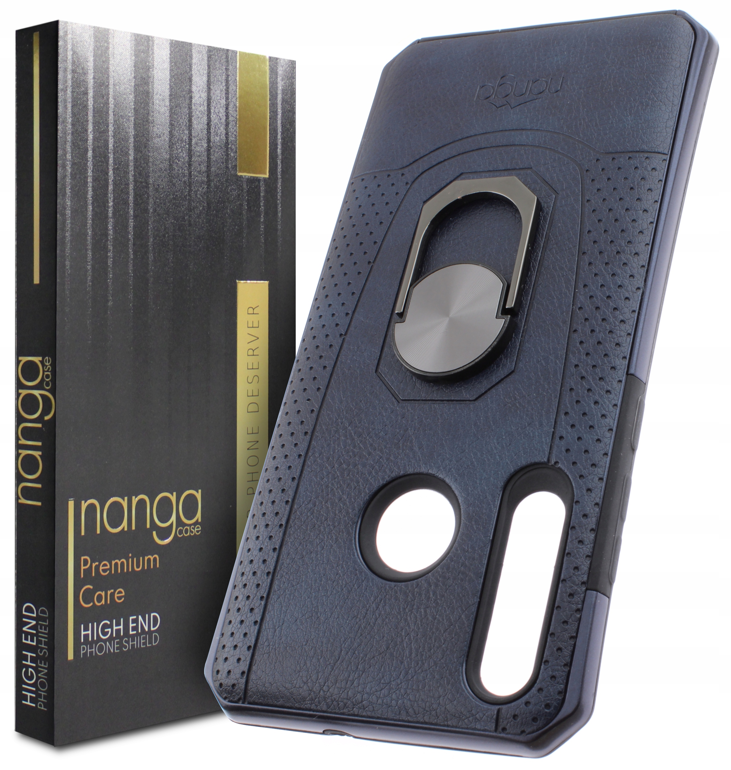 

Etui Skóra Vintage Ring Do Huawei P30 Lite Bl