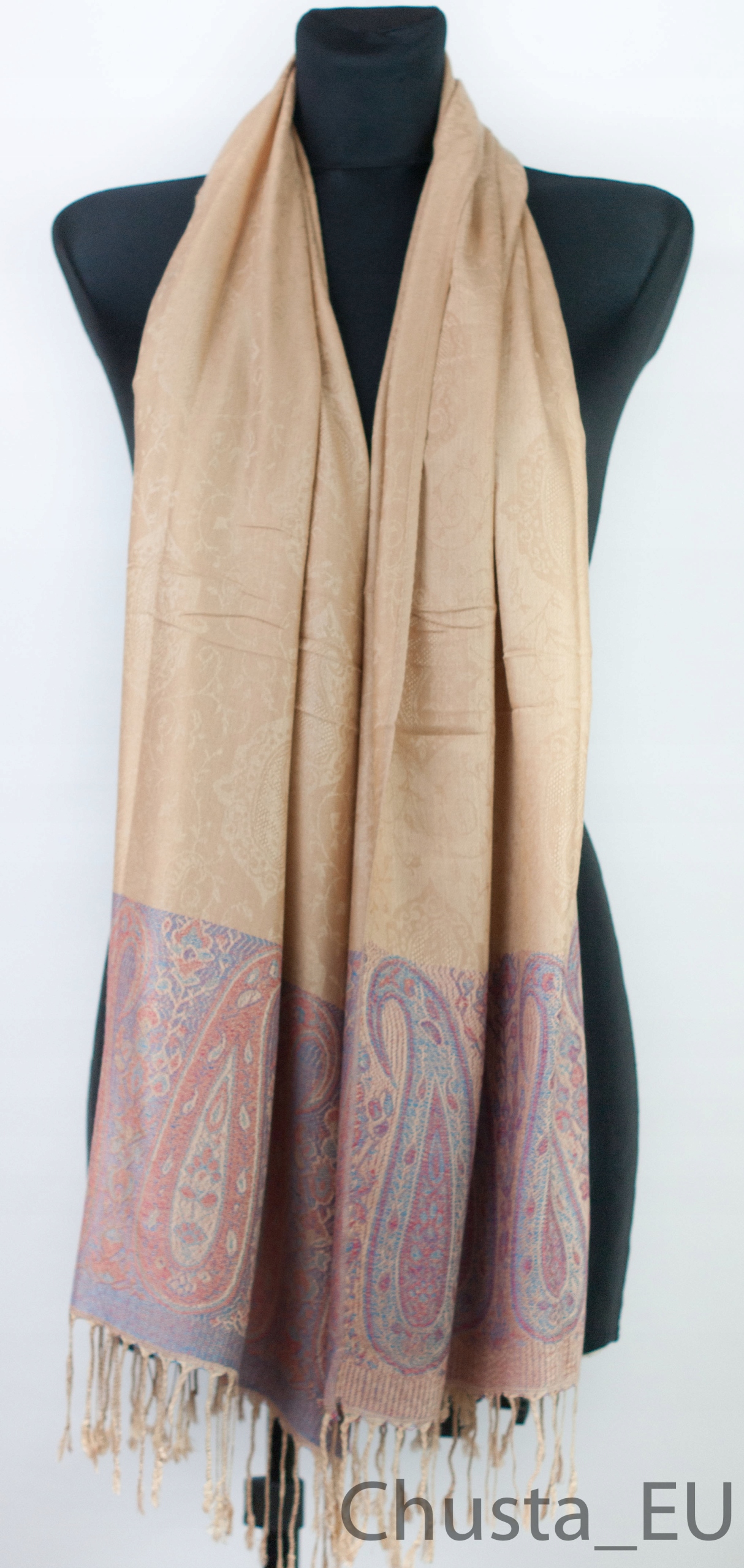 

Orientalny Szal a'la pashmina, tkany