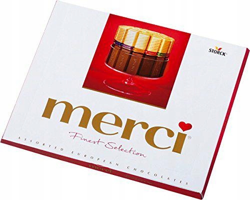 4 Sztuki Storck Bombonierka Merci 400G