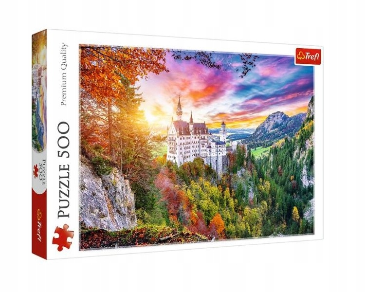 

Puzzle 500 Widok Na Zamek Neuschwanstein Trefl