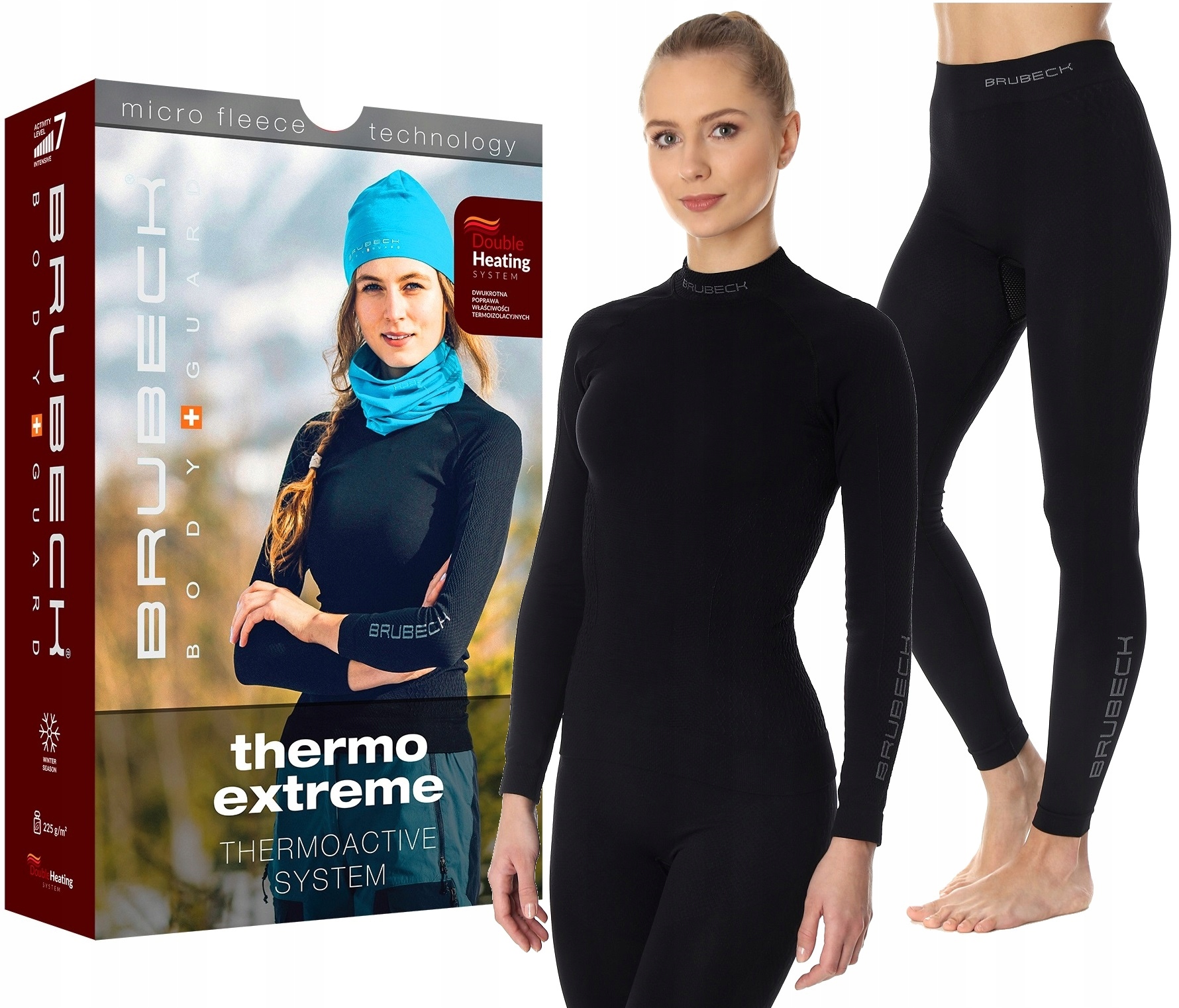 Brubeck Ciepła Bielizna Termoaktywna Na Rower -xs
