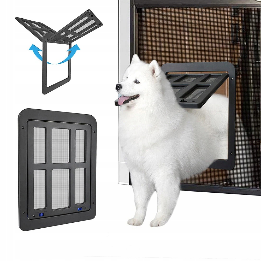 Dveře pro zvířata do moskytiér, dveře pro psy s magnety, klapka