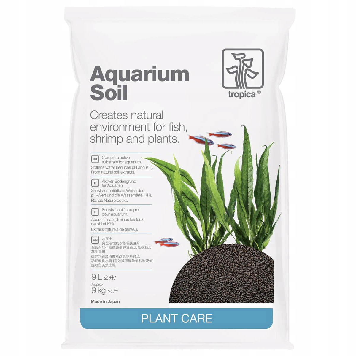 Levně Tropica Aquarium Soil 9L Substrát Pro Akvárium