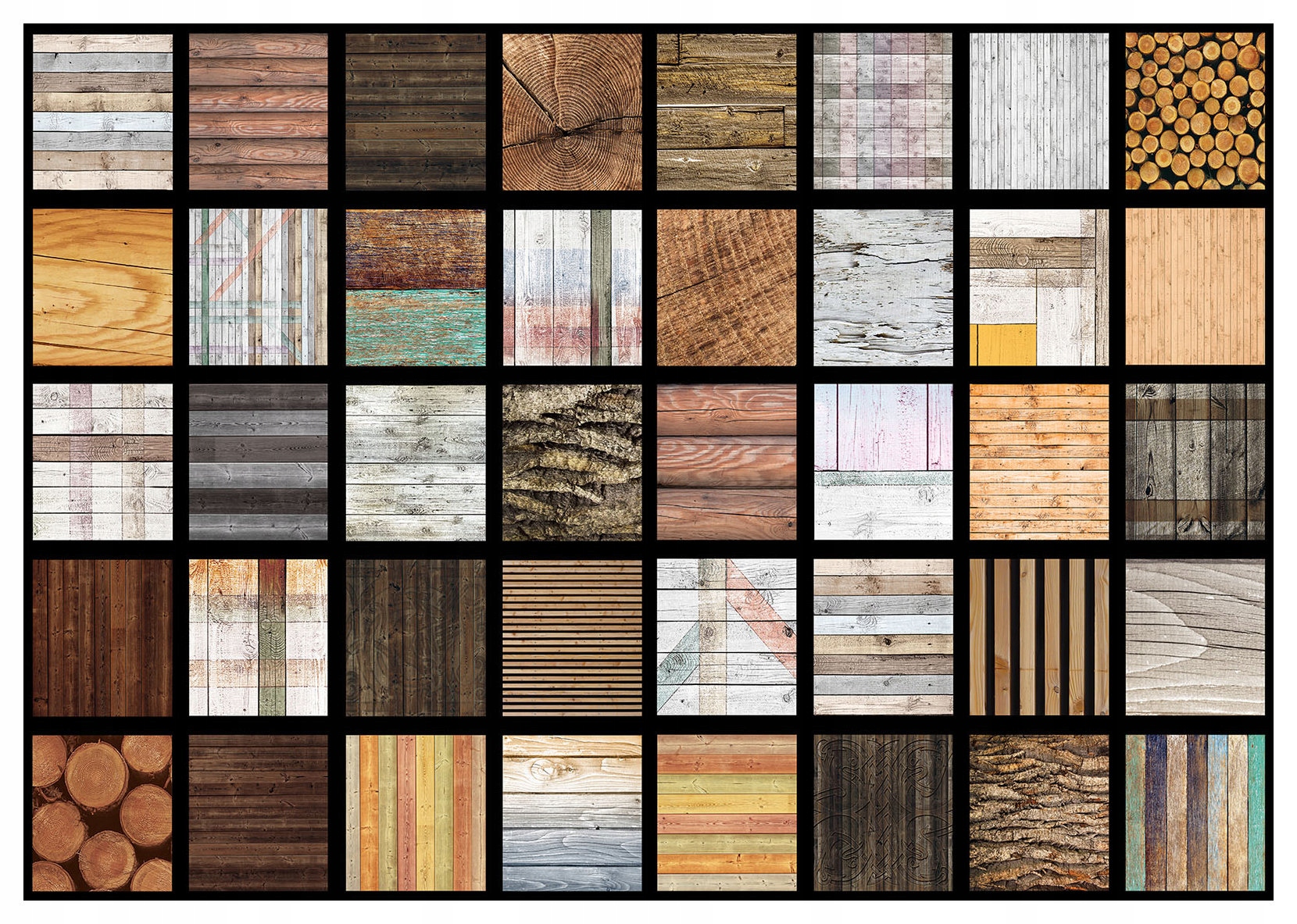 Tapeta Drevené štvorce textúry 368x254 vzory na čiernom pozadí lepidlo