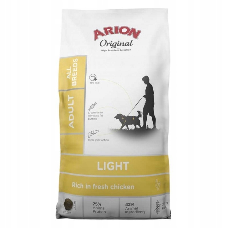 Arion Orginal Light Adult sucha karma dla psa z kurczakiem 12 kg