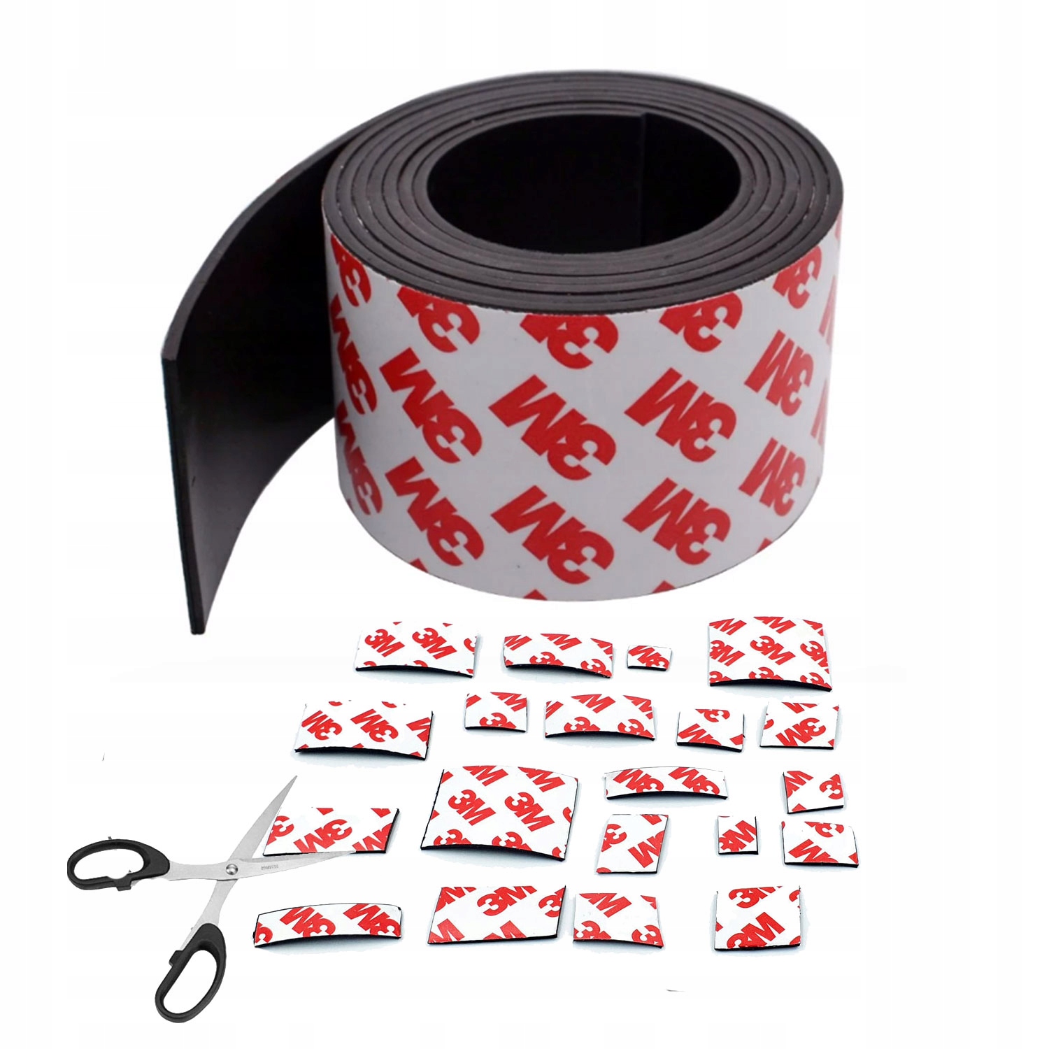 TAŚMA MAGNETYCZNA 3M SAMOPRZYLEPNA 40mm /2mm/ 1m EAN (GTIN) 5904172340672