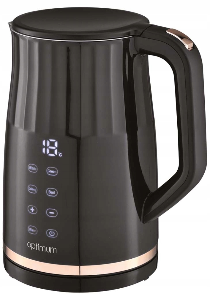 Czajnik elektryczny Optimum Cj-2025 2200 W 1,7 l czarny