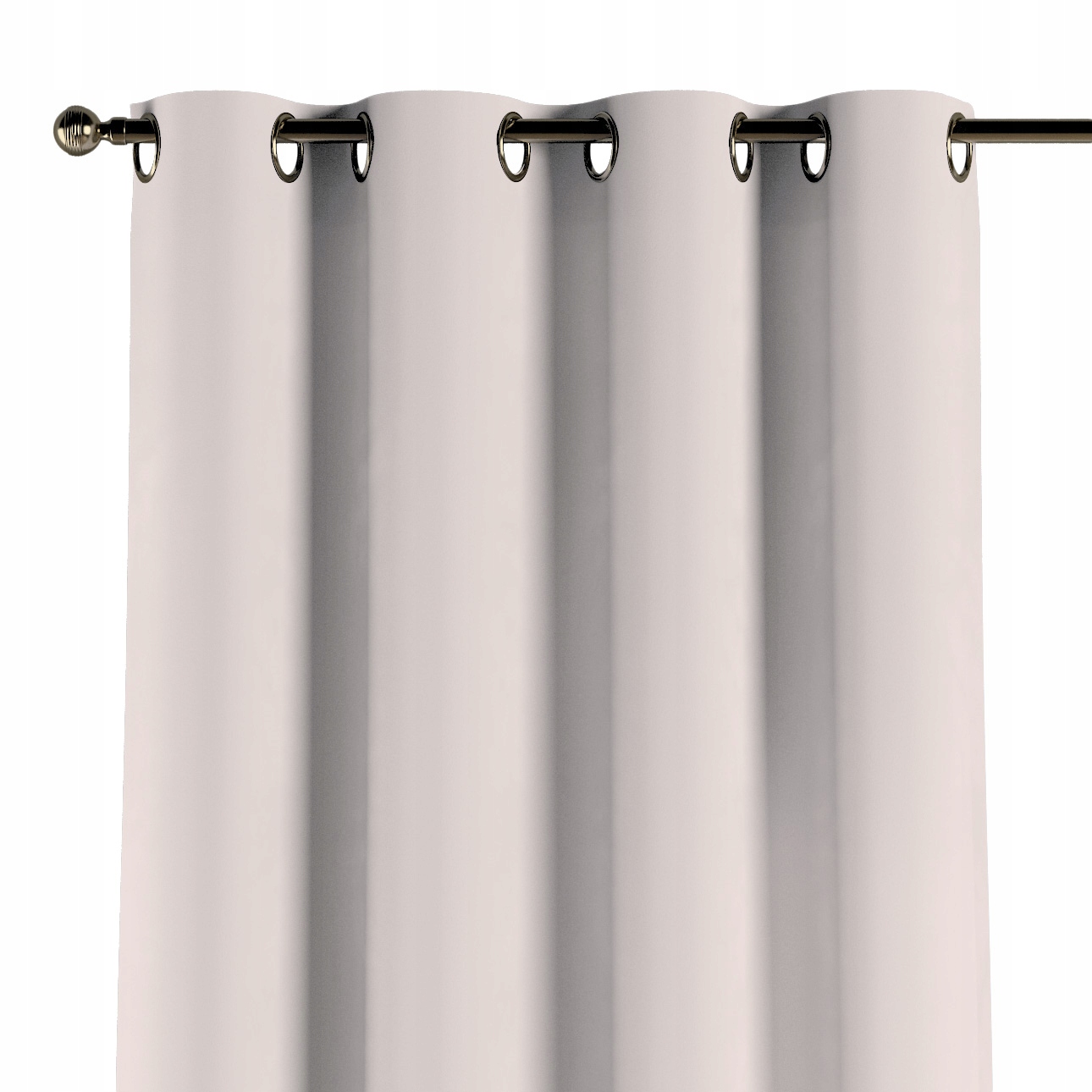 Záves na kolieskach 1 ks 140x260 cm biely