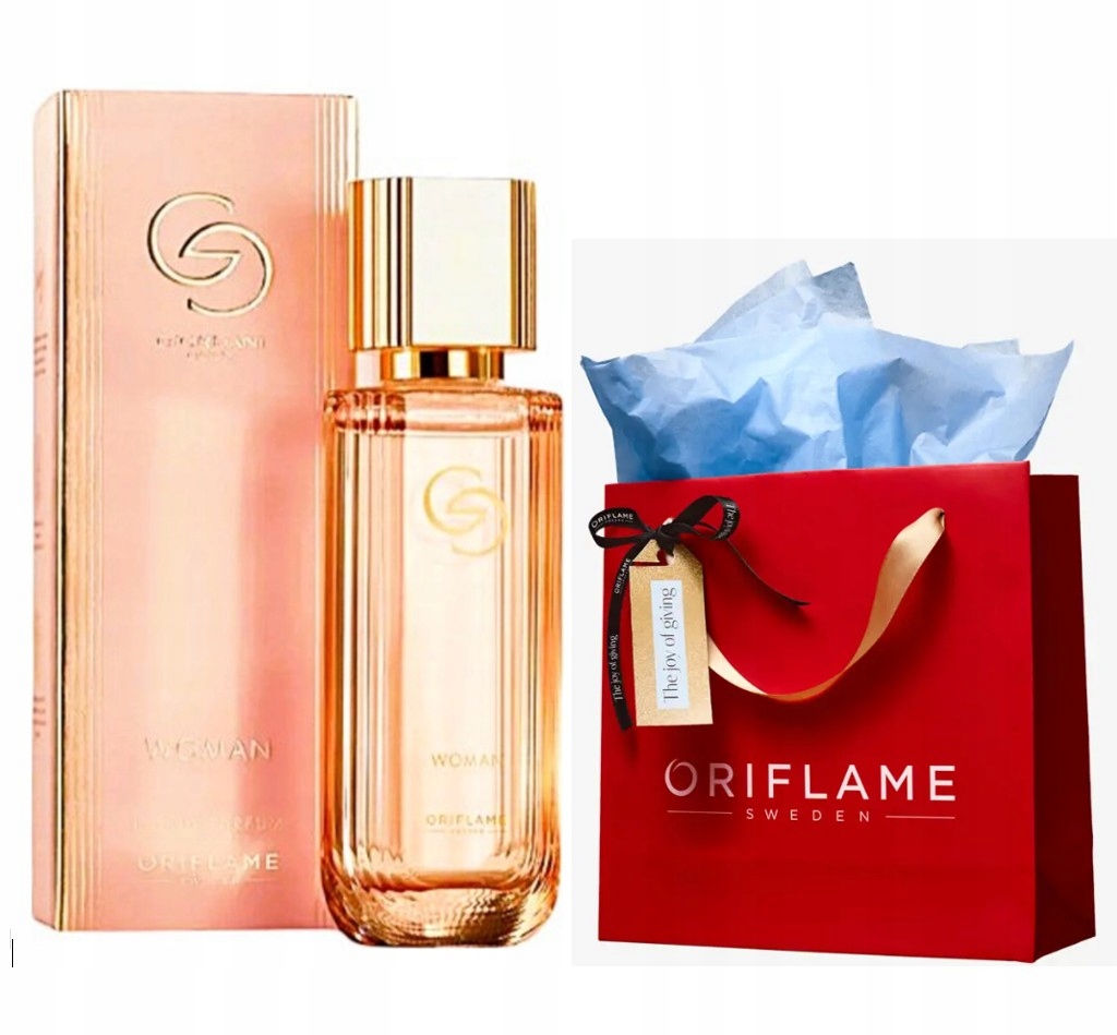Oriflame Giordani Gold Woman sada parfém kabelka