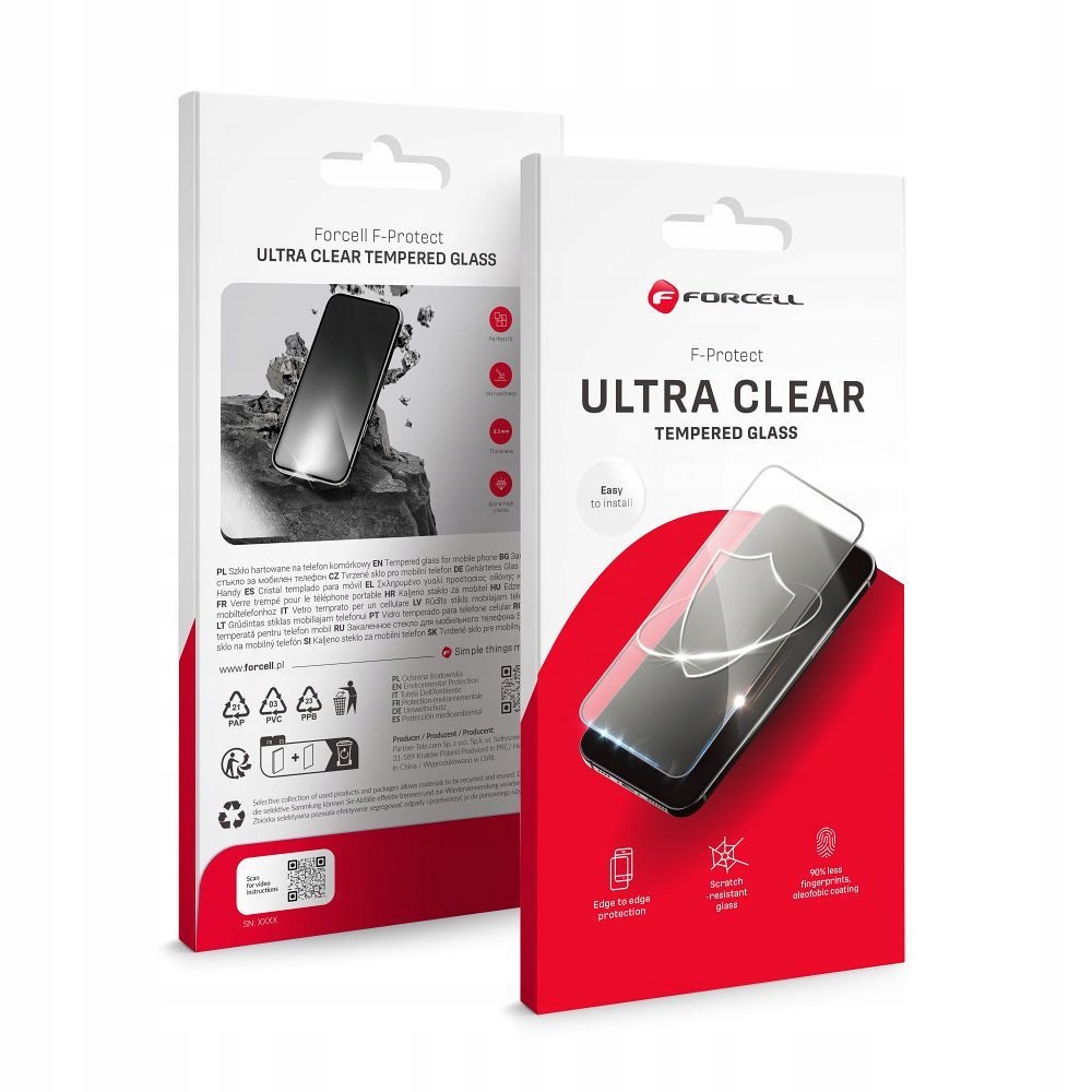 Szkło hartowane do Samsung A26 5G Forcell Ultra Clear Glass czarny