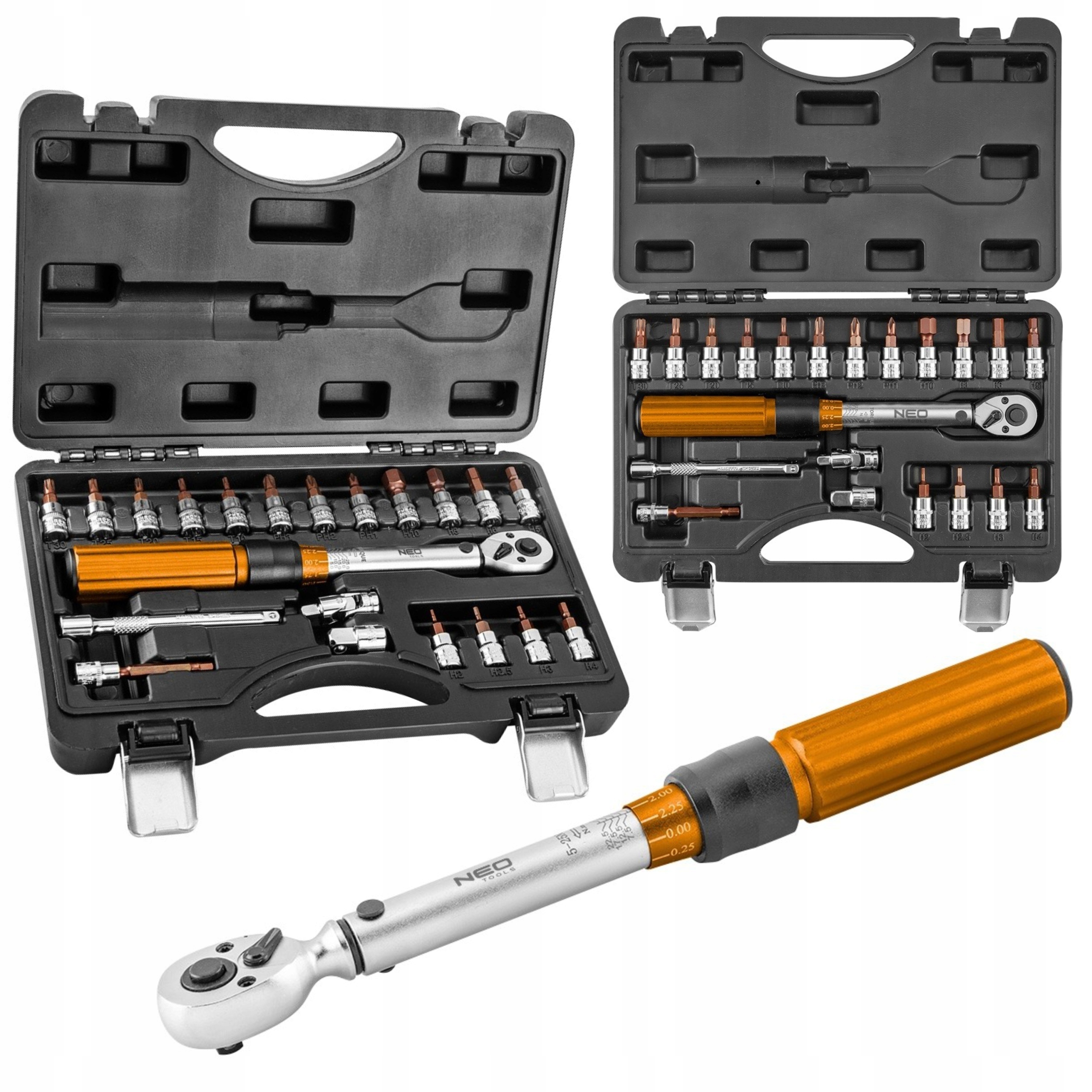 Momentový Kľúč Obojsmerný 1/4 5-25 Nm Neo