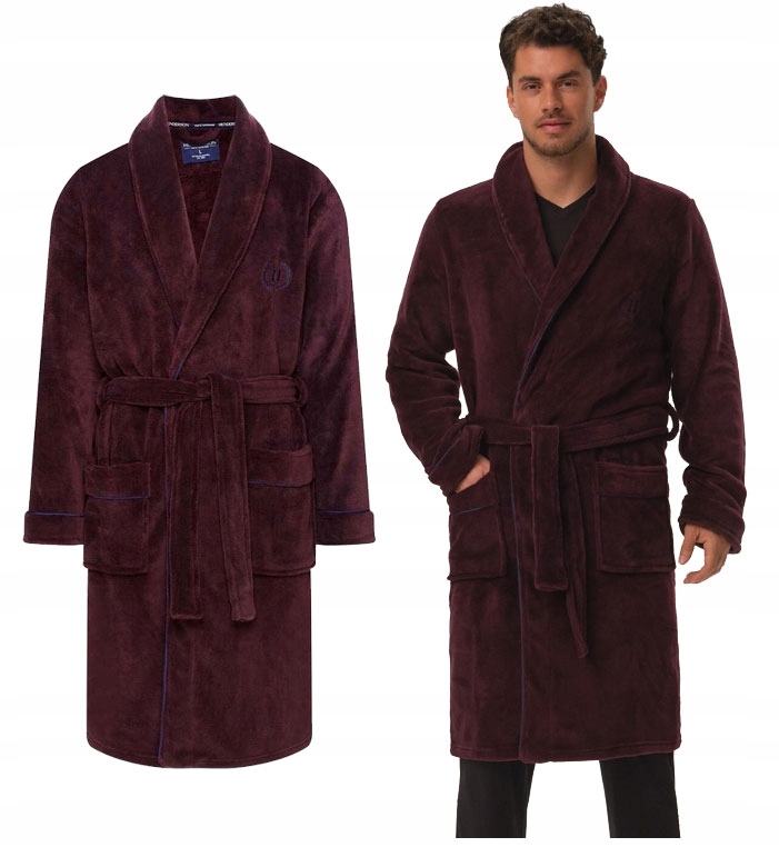 Henderson Pánský Župan Bordo Hustle XXL