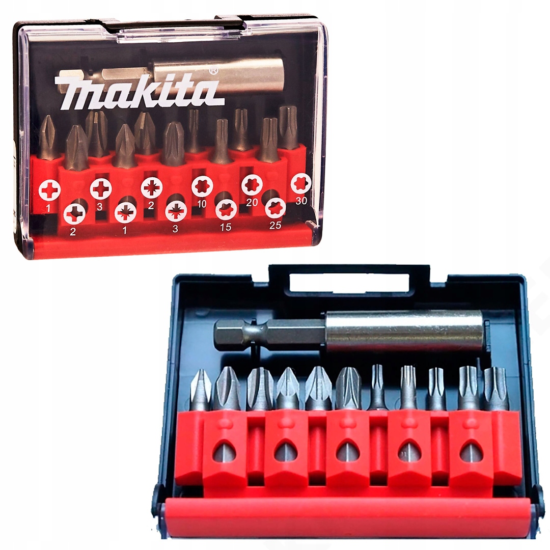 

Zestaw bitów końcówek 12 części 1/4 Makita D-31083