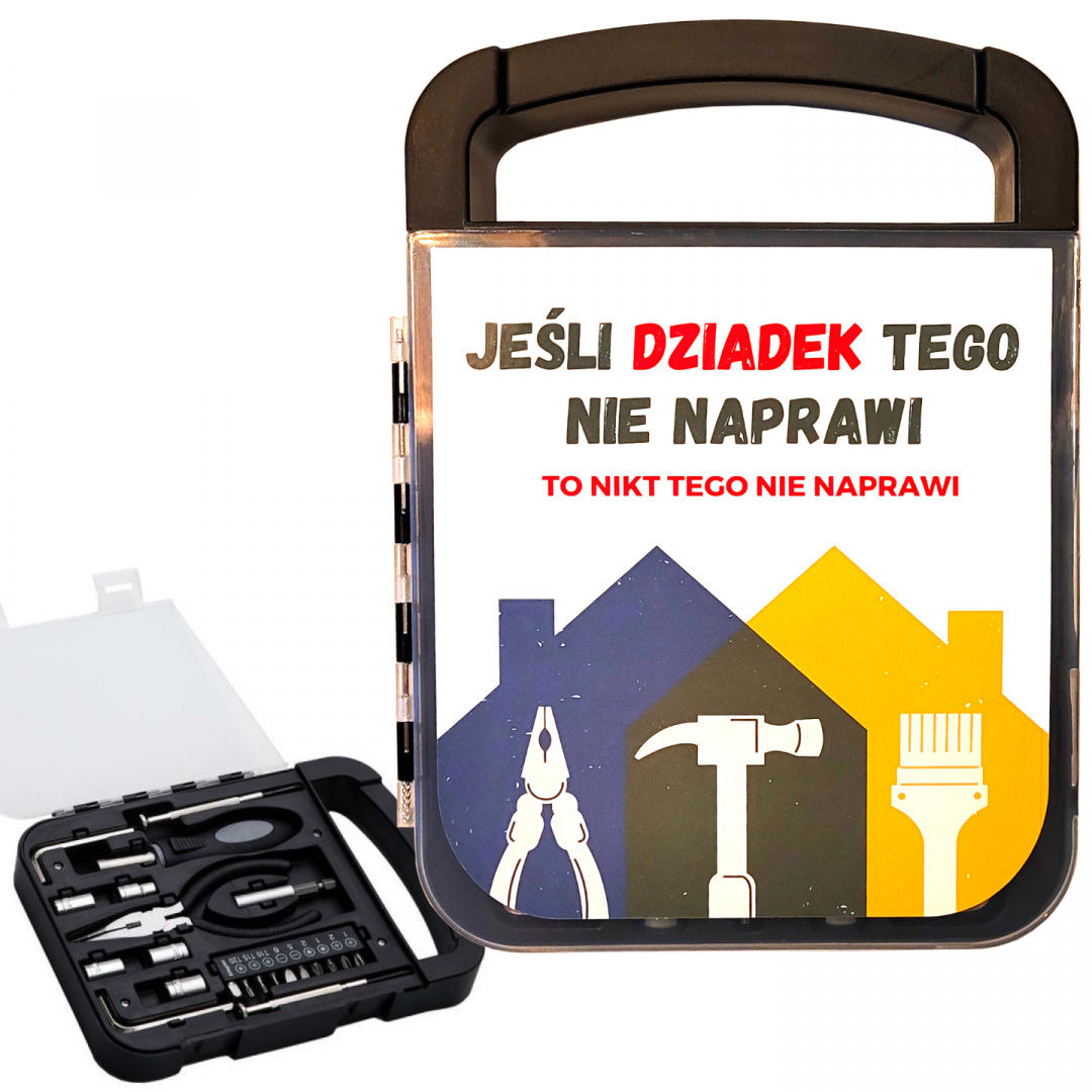 

Walizka Z Narzędziami Upominek Dla Dziadka