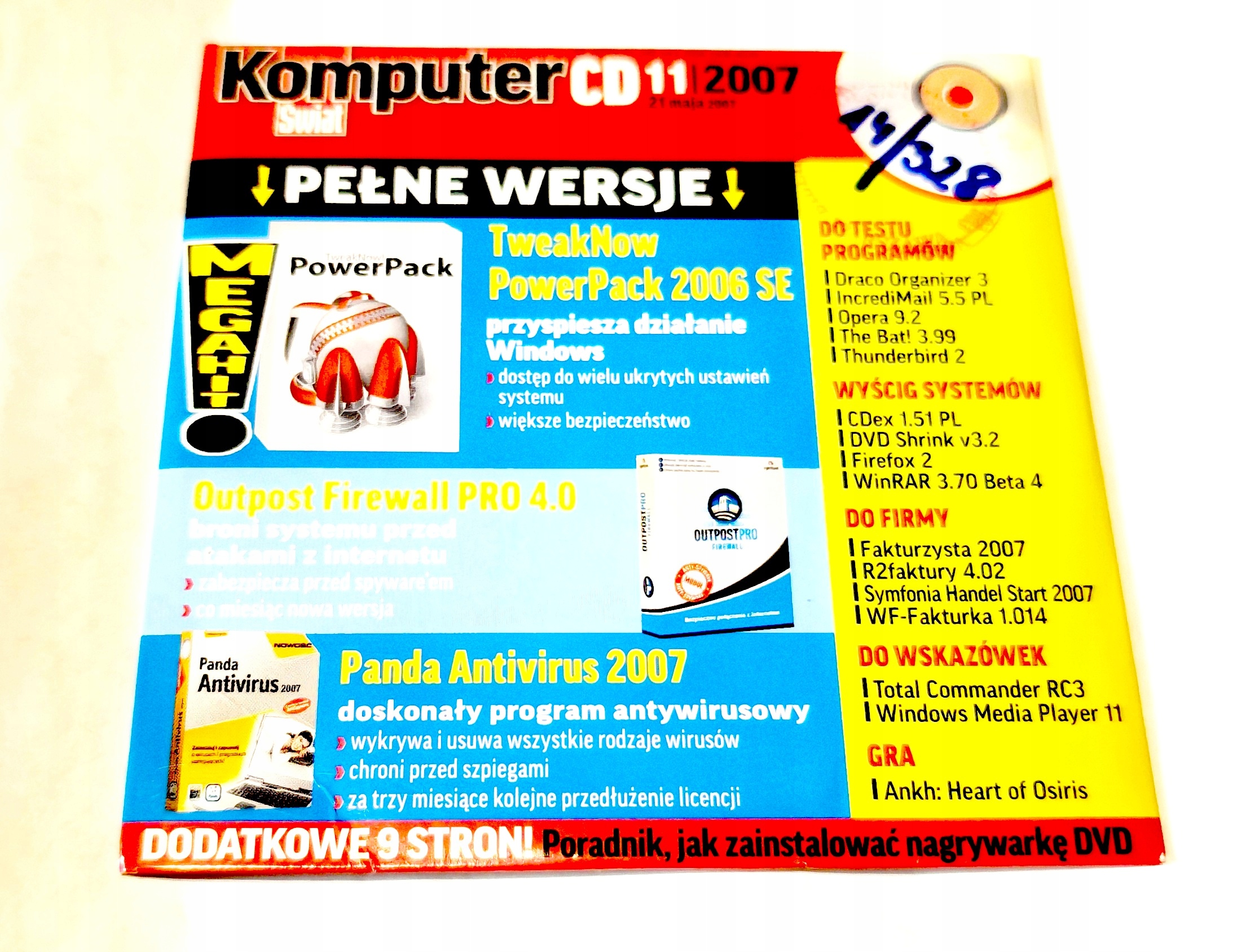 TWEAK NOW POWER PACK 2006 SE + OUTPOST FIREWALL PRO 4