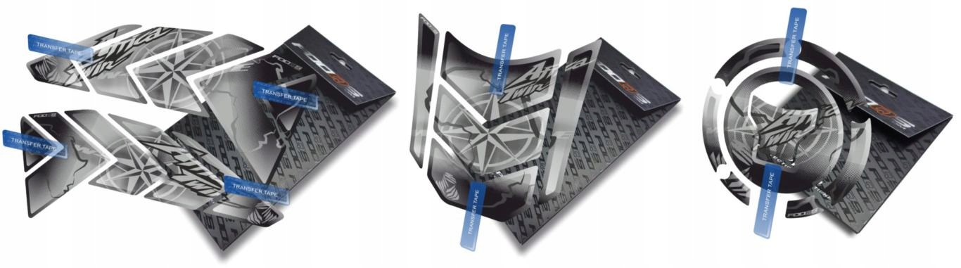 Tank-pad Cap-pad Grip Fooqs Pre Honda Africa Twin Strieborný