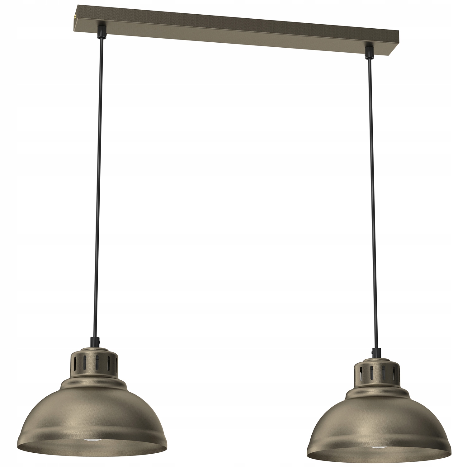 Závěsná lampa Luminex Sven 2xE27 zlatá/kovová 65 cm s regulací IP20