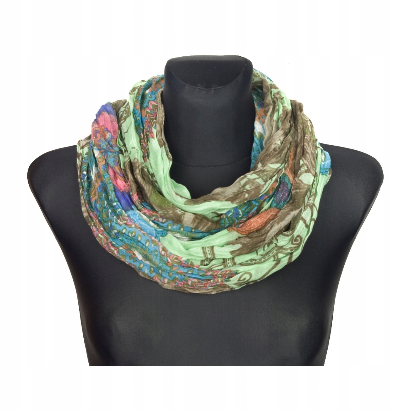 Ap 390 Szal apaszka seledynowa