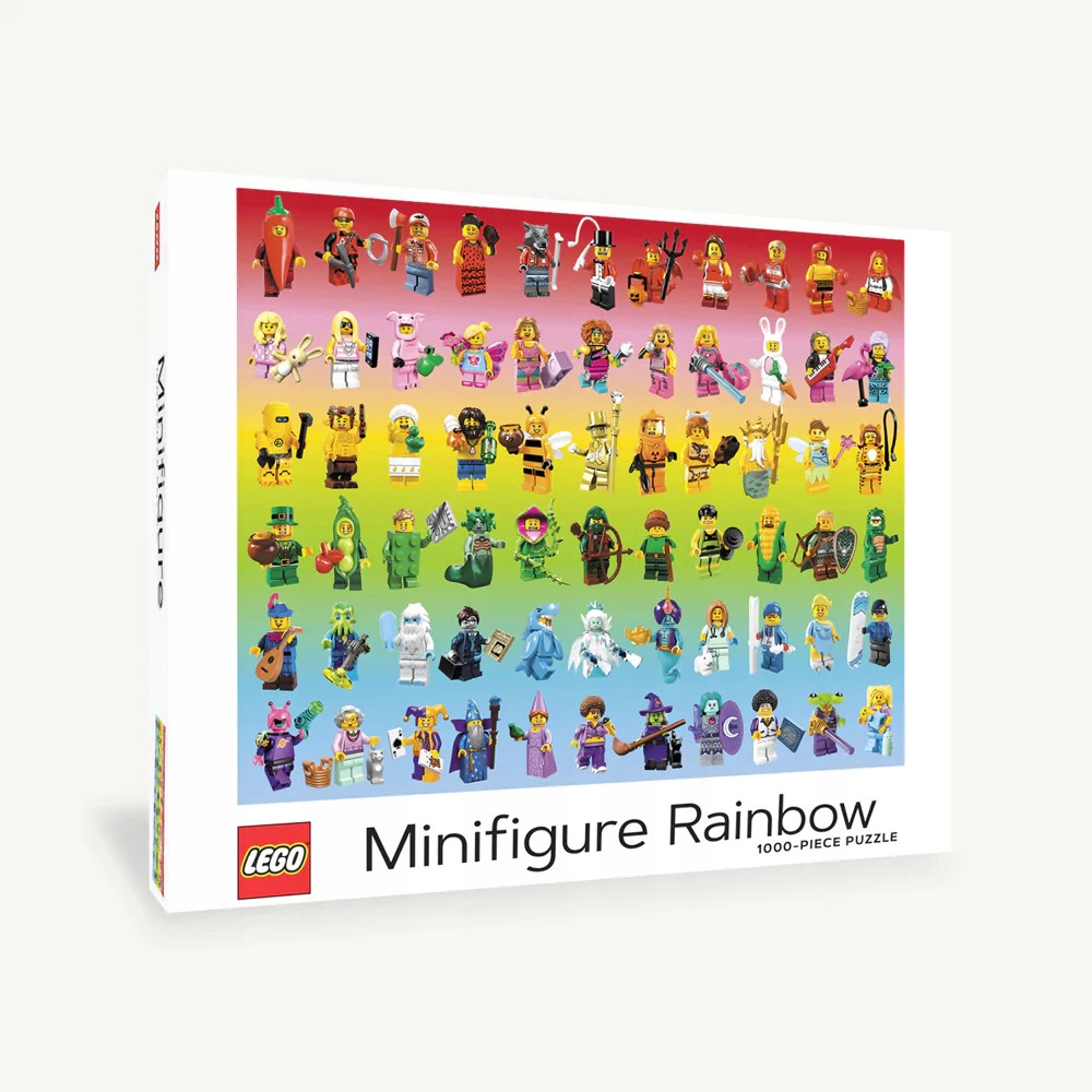 Puzzle LEGO Minifigure Rainbow (1000 elementów)