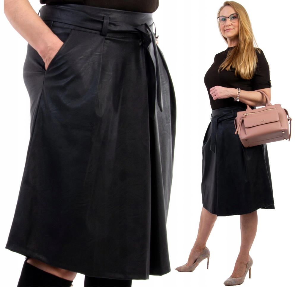 

Spódnica Rozkloszowana Eko Skóra (36-46) roz. 38