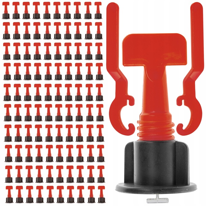 

Zaciski klipsy poziomowania płytek 100 szt