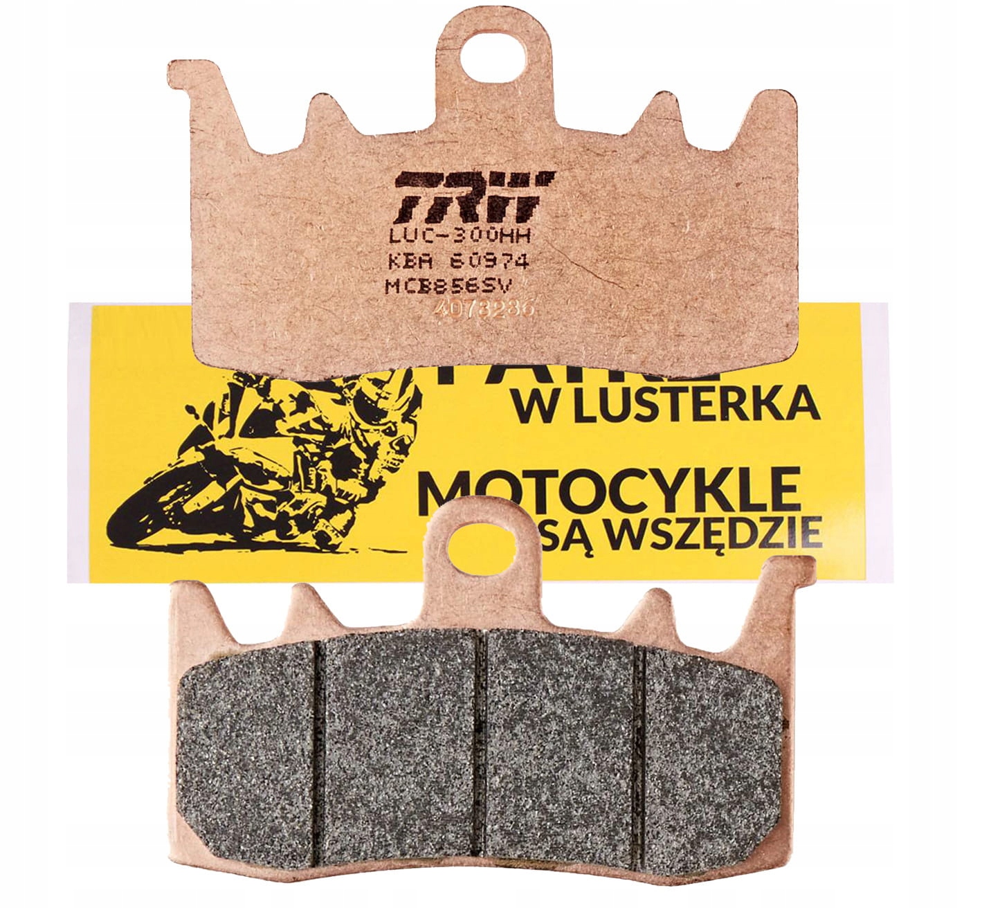 MCB856SV-009 - Тормозные колодки TRW / Lucas mcb856sv спеченные мета