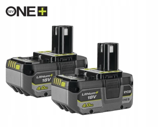 Zestaw 2 akumulatorów Ryobi RB1840X2 18V One Lithium+ 4,0Ah w blistrze