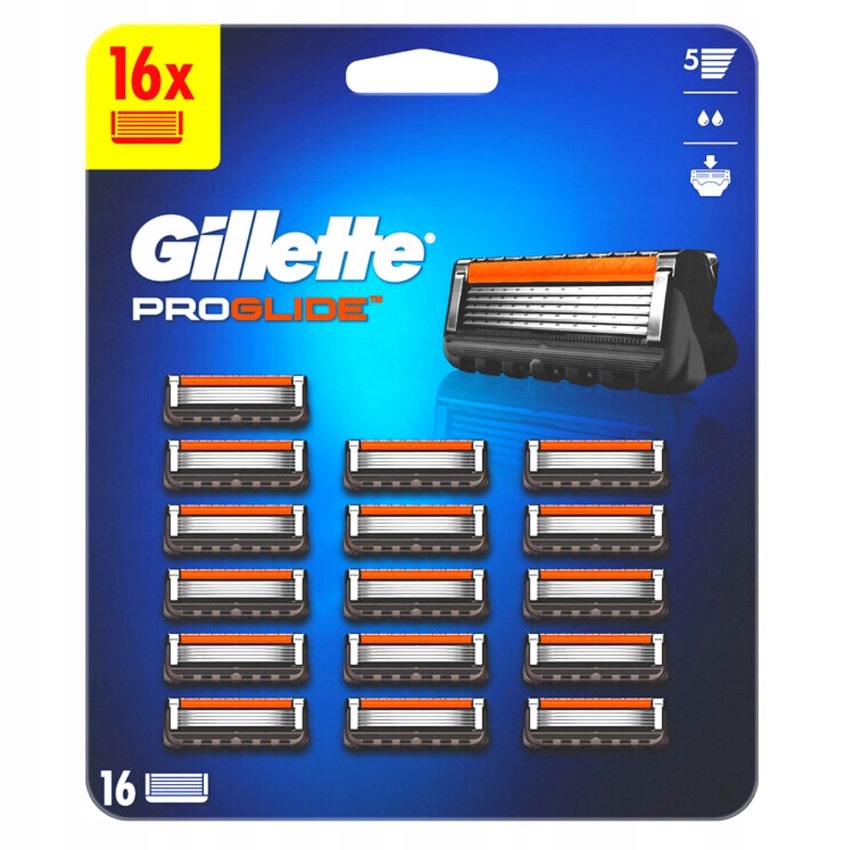 Gillette Fusion 5 Proglide náhradní hlavice 16 Ks