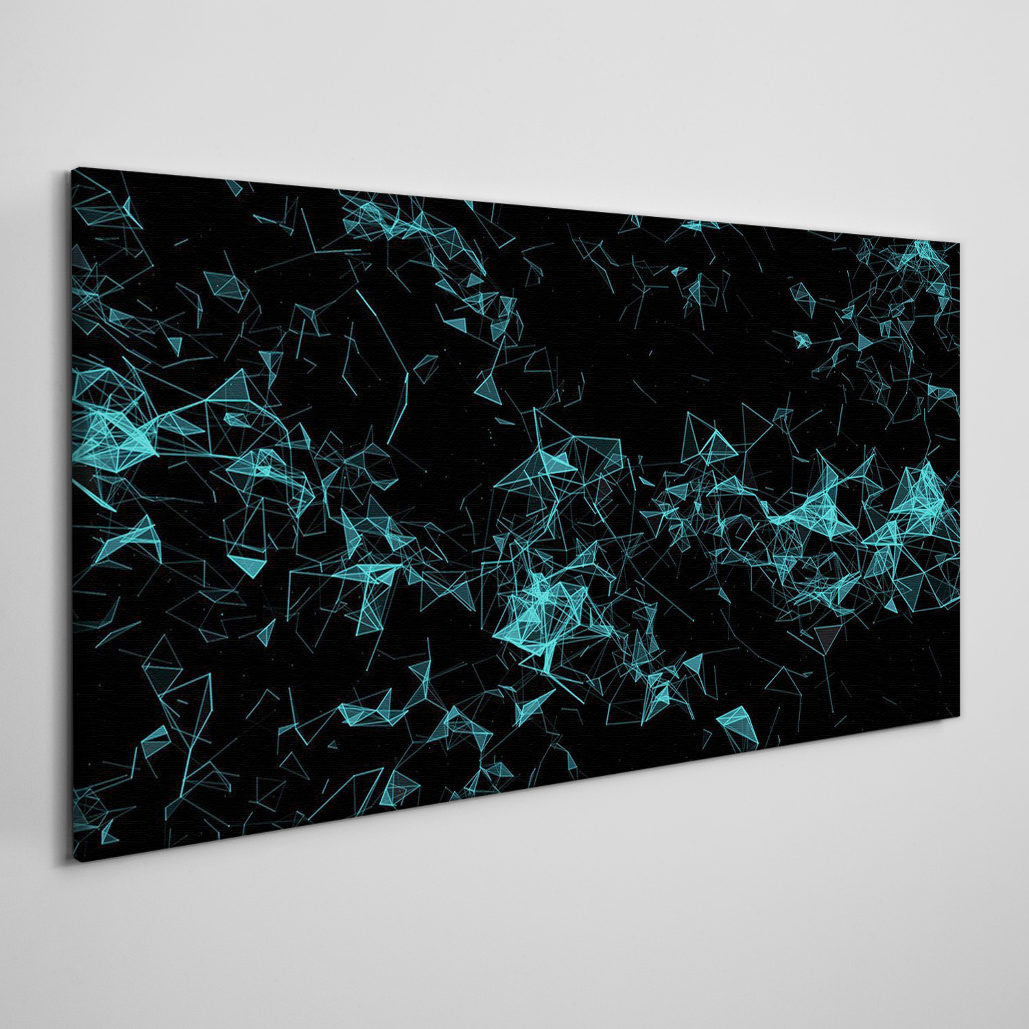 

Obraz na płótnie Roztrzaskane trójkąty 120x60 cm