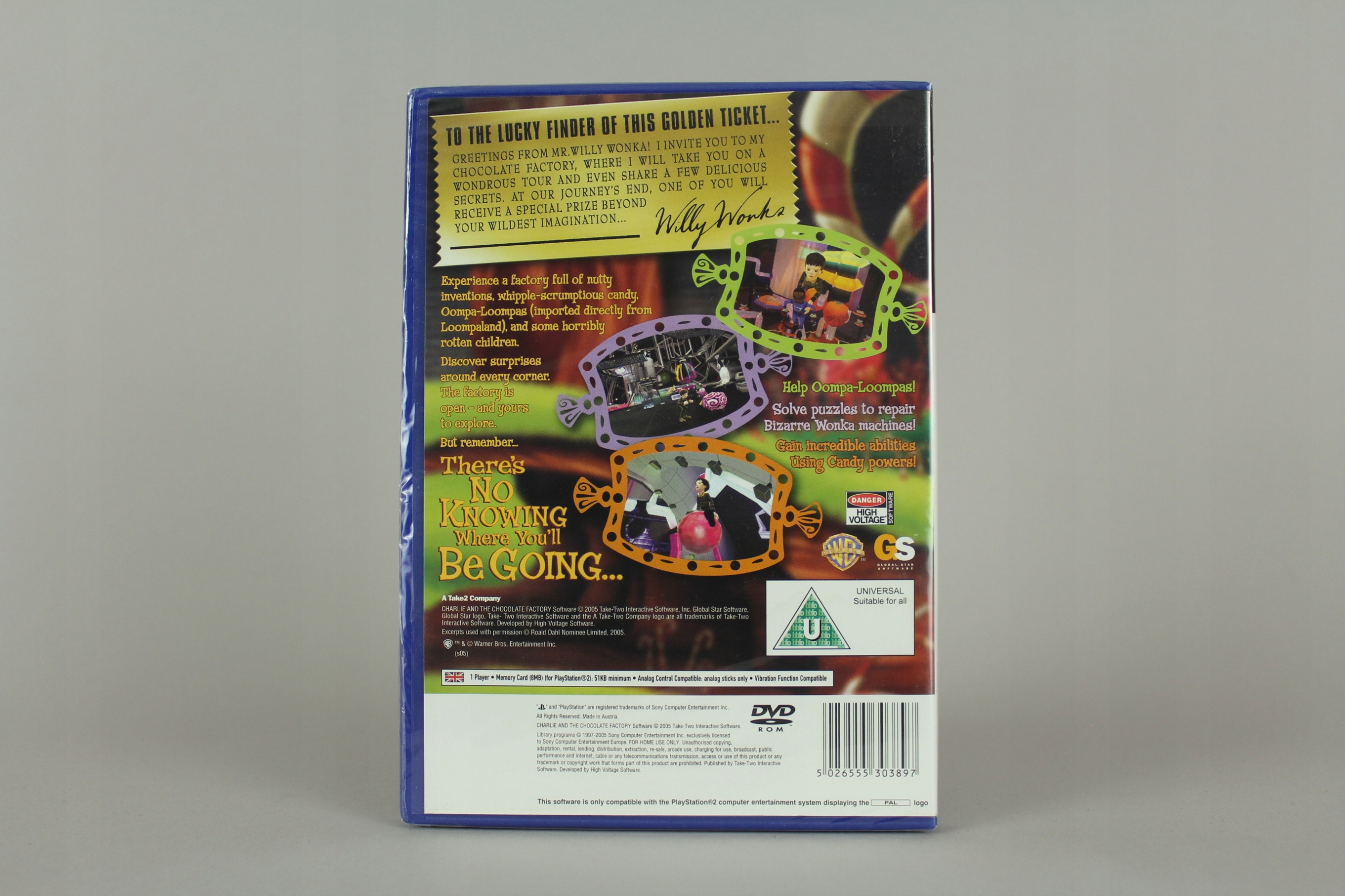 CHARLIE AND THE CHOCOLATE FACTORY PS2 Tematyka przygodowe