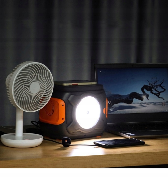 Flashfish POWERBANK STACJA ZASILANIA SOLARNY 292Wh Przewód w zestawie tak