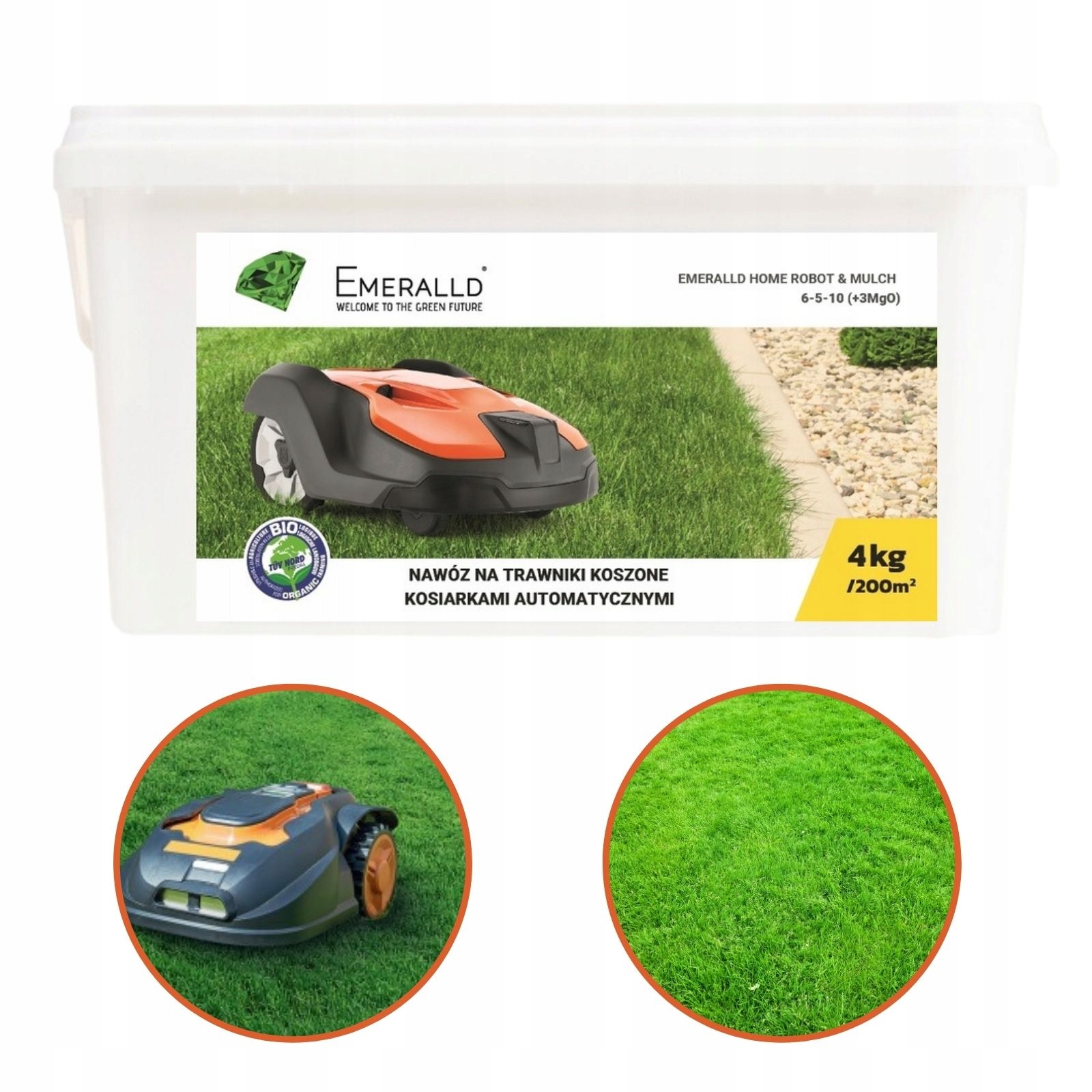 

Nawóz do trawy Emeralld Robot&Mulch 4 kg