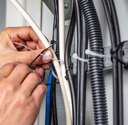 OPASKI ZACISKOWE BARDZO MOCNE TRYTYTKI TRYTKI KABLOWE BIAŁE 5×300mm 100SZT Marka inna