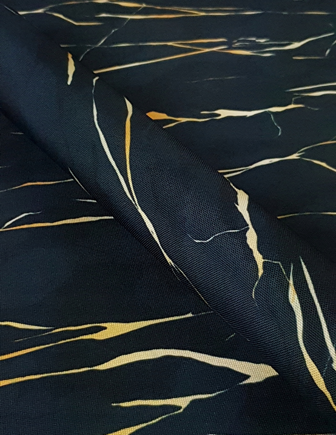 

Tkanina Wodoodporna Outdoor JARDEX254 Marmur Czerń